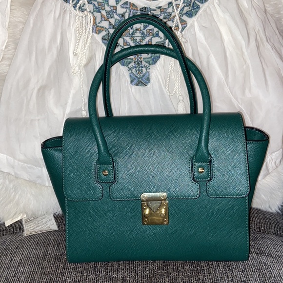 anewday Bags Hunter Green Crossbody Purse Poshmark